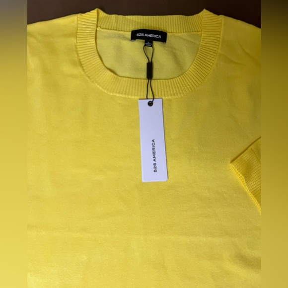 525 America Knit Yellow Top Size L. NWT - Picture 5 of 6